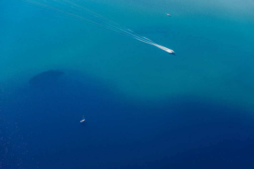 Photography by Gray Malin of Afternoon Cruise, Lake Tahoe