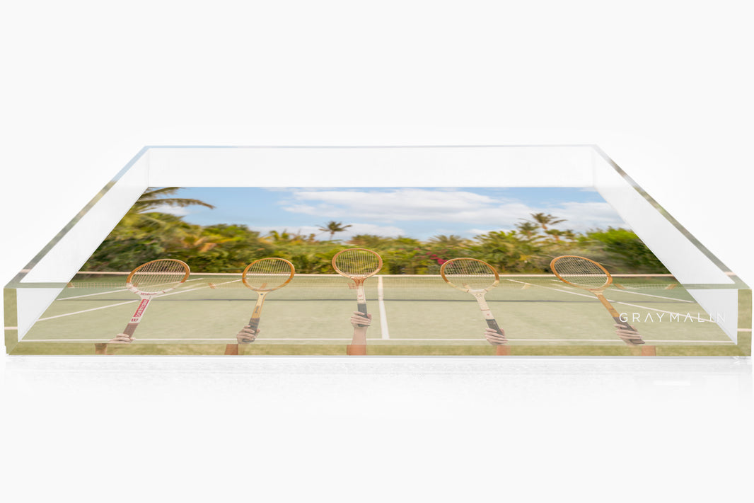 The Afternoon Tennis Tray by Gray Malin