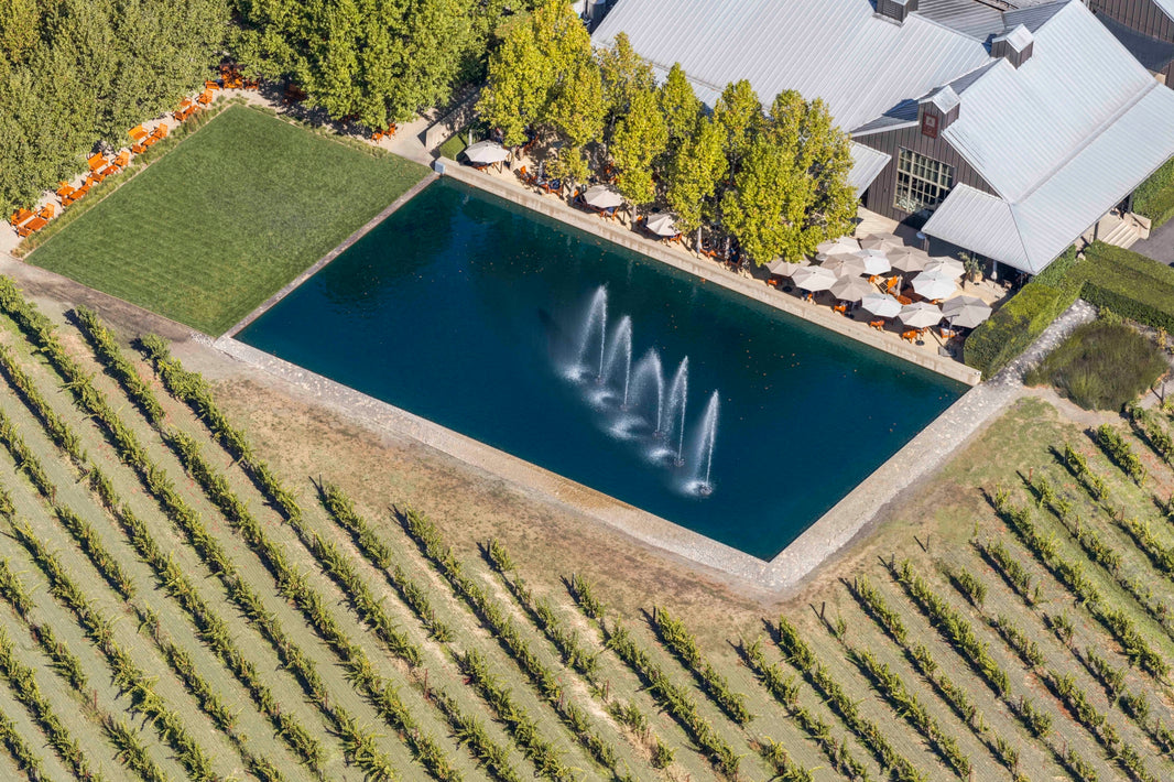 Photography by Gray Malin of Alpha Omega Winery, Napa Valley