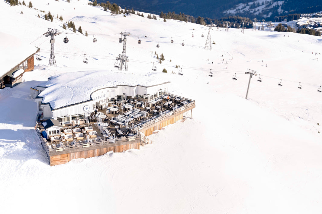 Photography by Gray Malin of Bagatelle Courchevel, French Alps