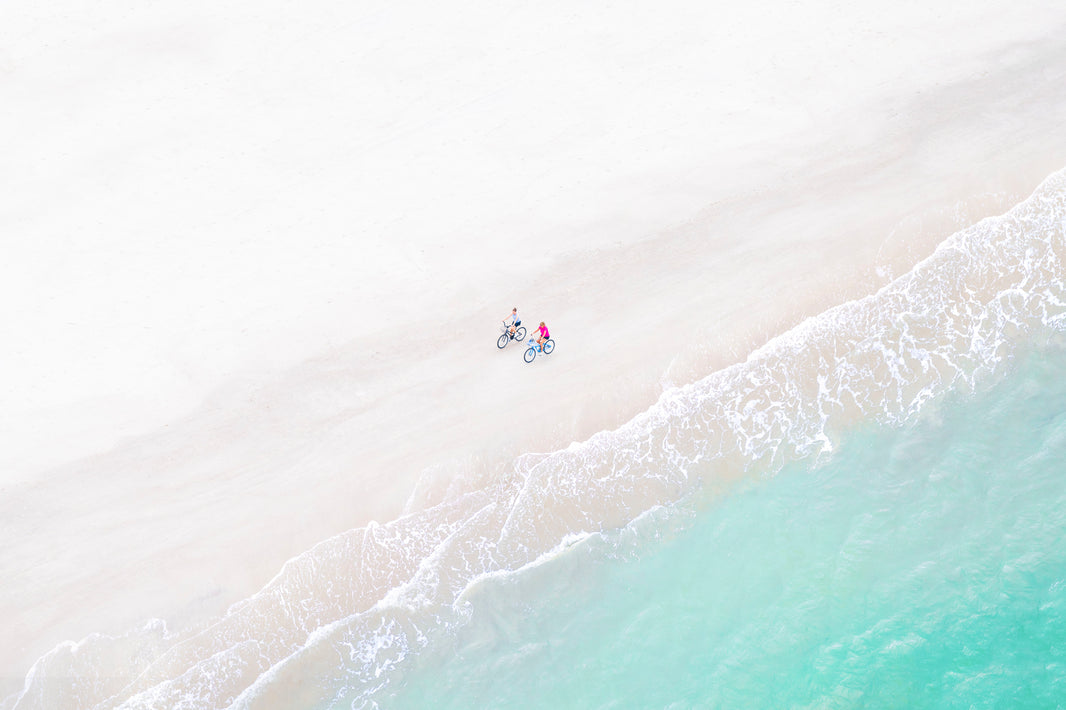 Photography by Gray Malin of Beach Bike Ride, Hilton Head, South Carolina