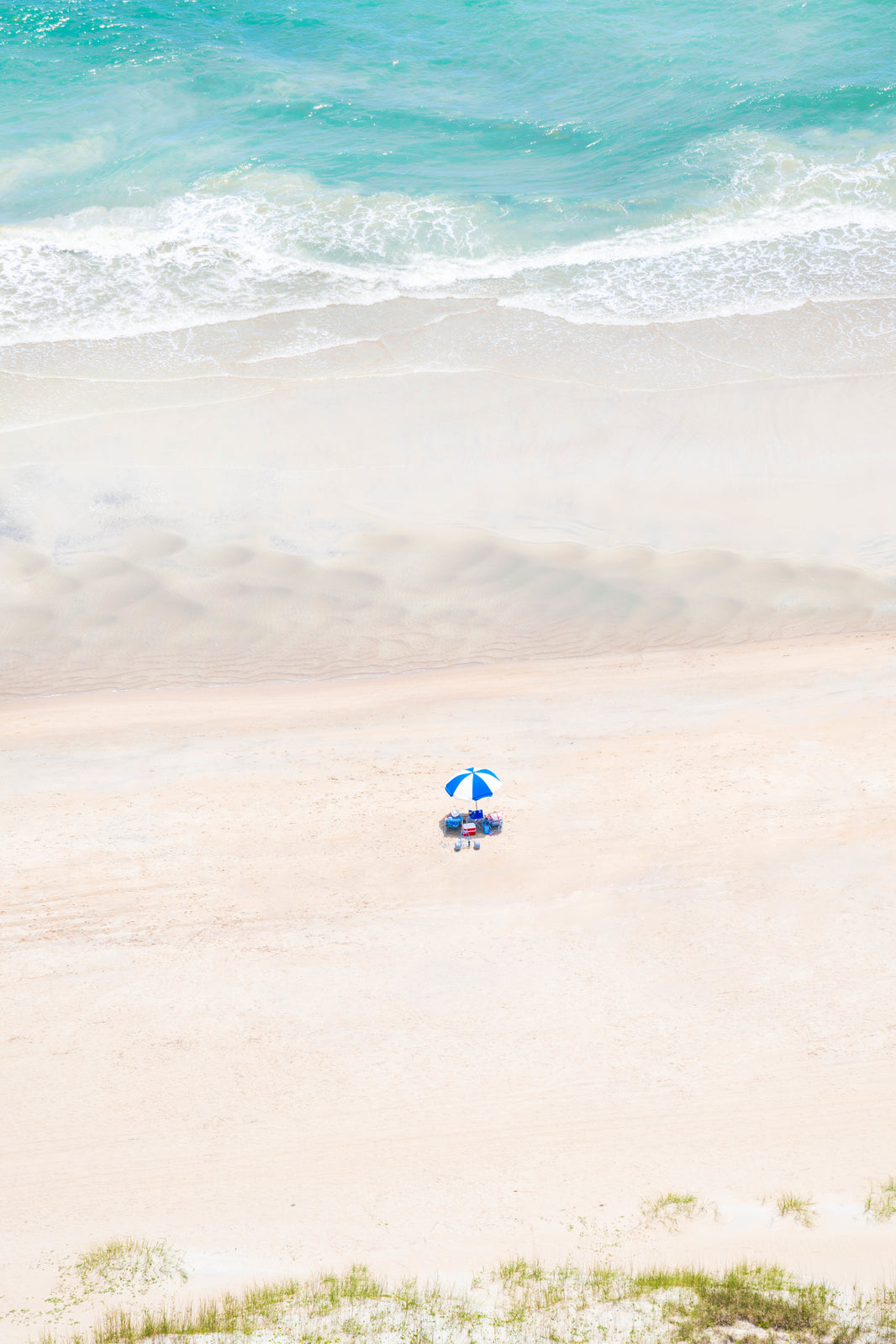 Photography by Gray Malin of Beach Day, Tybee Island, Georgia