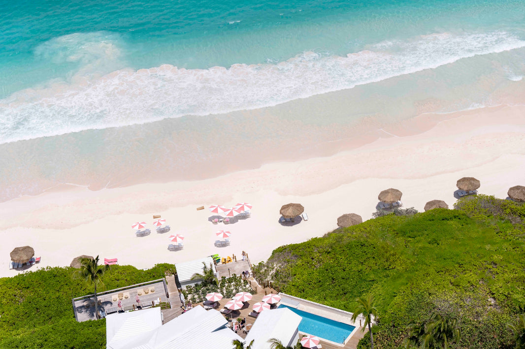 Photography by Gray Malin of Blue Bar and Kitchen, Harbour Island, Bahamas