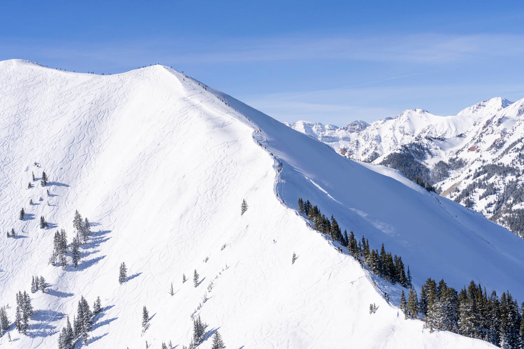 Photography by Gray Malin of Blue Bird Day, Aspen Highlands Bowl