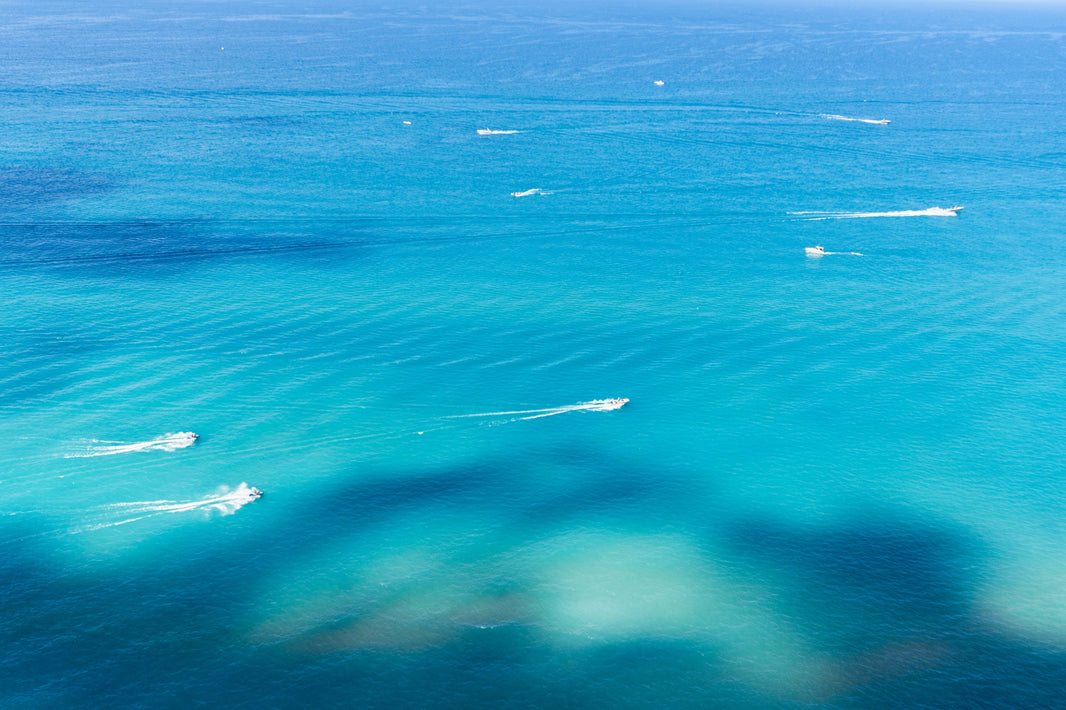 Photography by Gray Malin of Boat Day, Lake Michigan