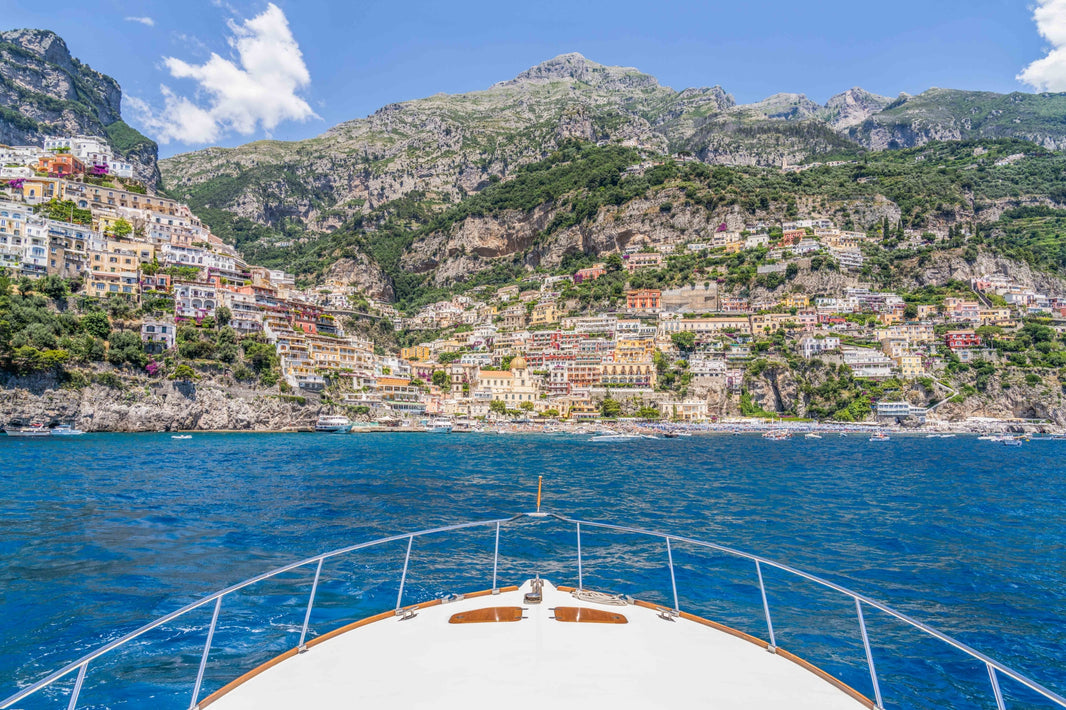 Photography by Gray Malin of Boat Ride, Positano