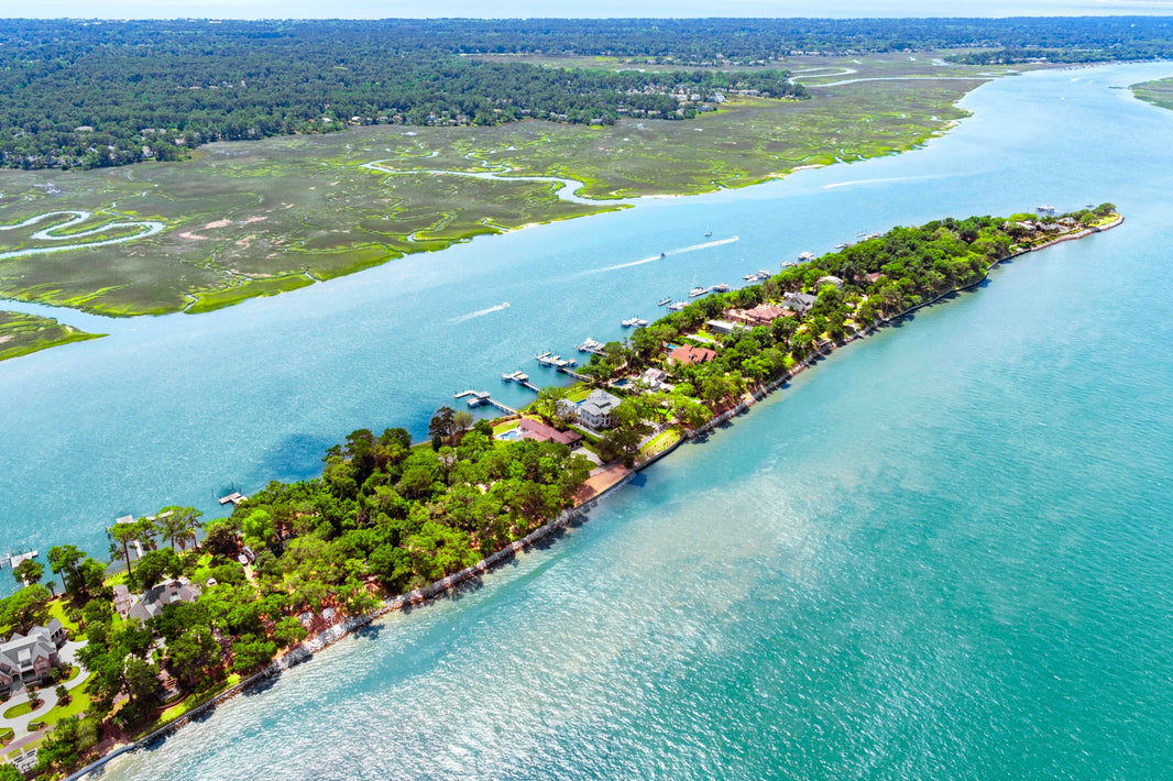 Photography by Gray Malin of Bram Point, Hilton Head, South Carolina