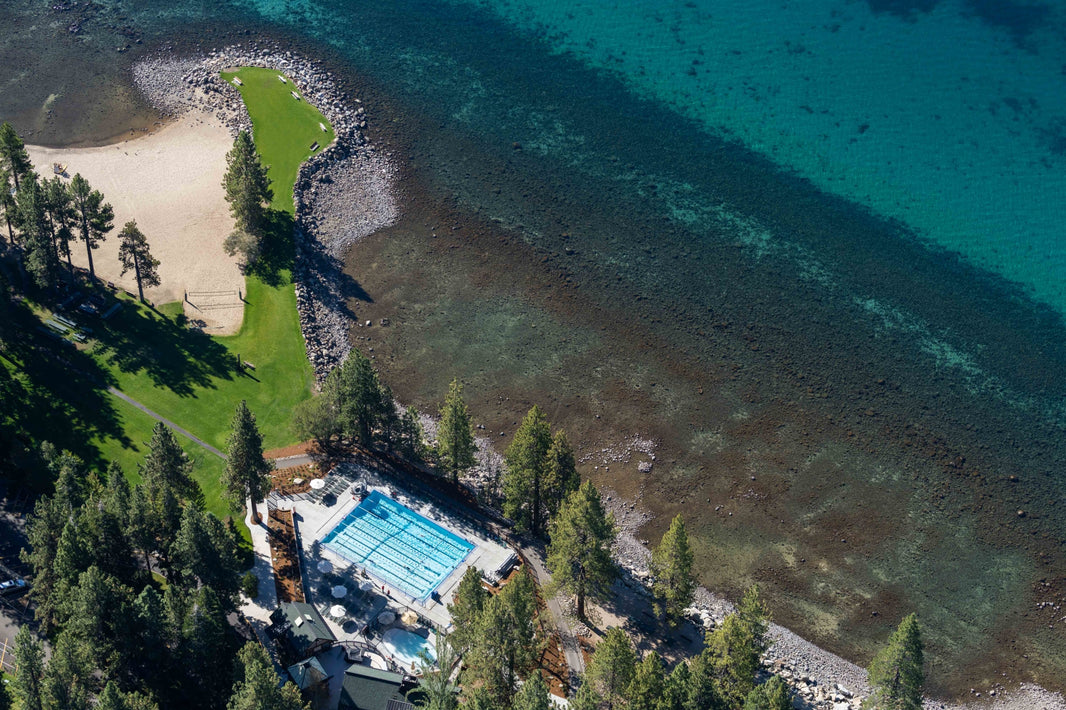 Photography by Gray Malin of Incline Village Shoreline, Lake Tahoe