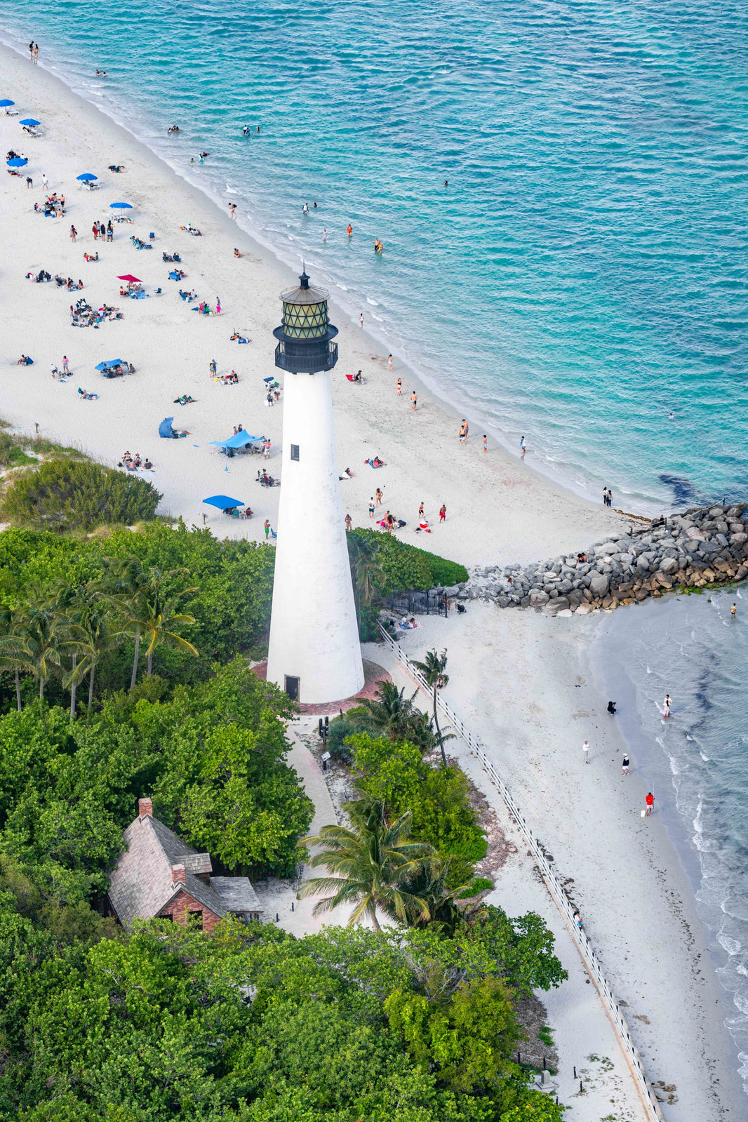 Photography by Gray Malin of Cape Florida Lighthouse, Key Biscayne, Florida