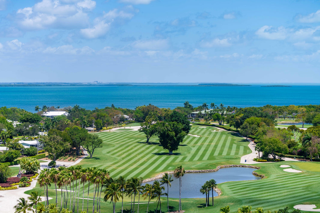 Photography by Gray Malin of Card Sound Golf Course, Ocean Reef, Key Largo, Florida
