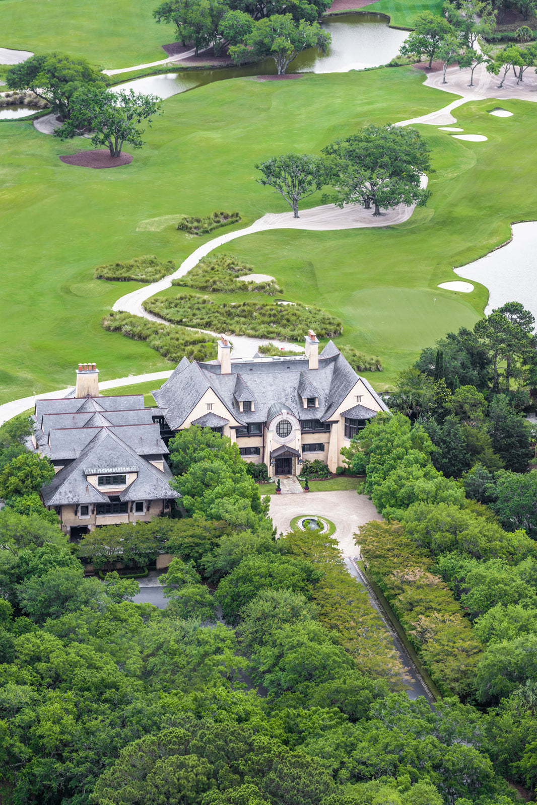 Photography by Gray Malin of Cassique Clubhouse, Kiawah Island