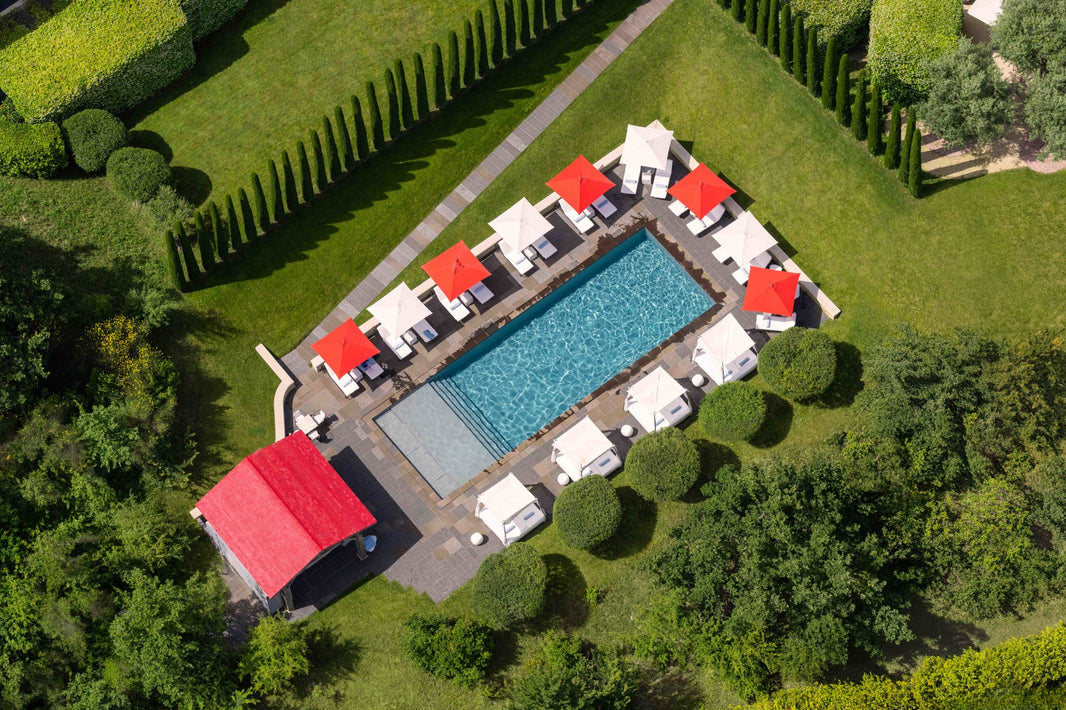 Photography by Gray Malin of Château La Coste Pool, Provence