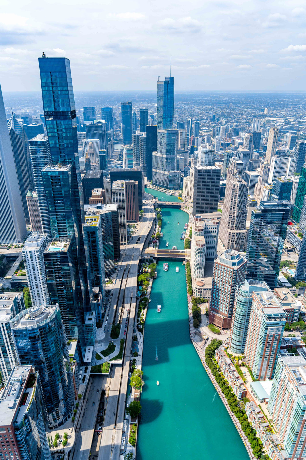 Photography by Gray Malin of Chicago River II