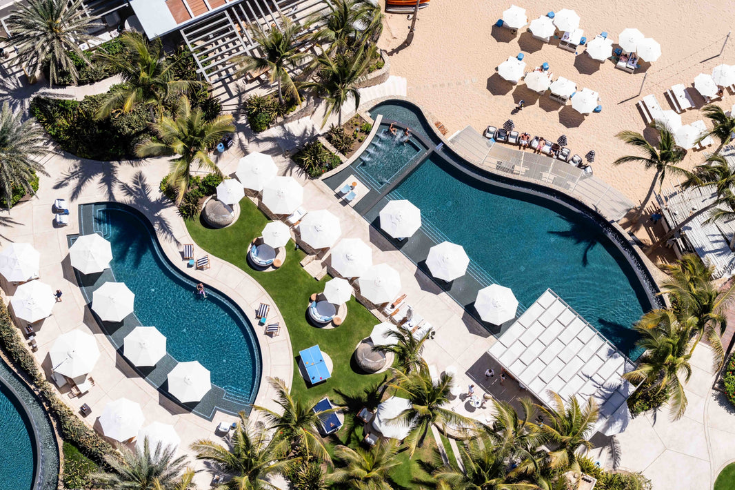 Photography by Gray Malin of Chileno Bay Club Pool, Cabo San Lucas