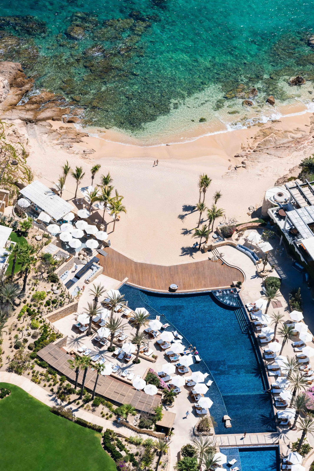 Photography by Gray Malin of Chileno Bay Resort, Cabo San Lucas