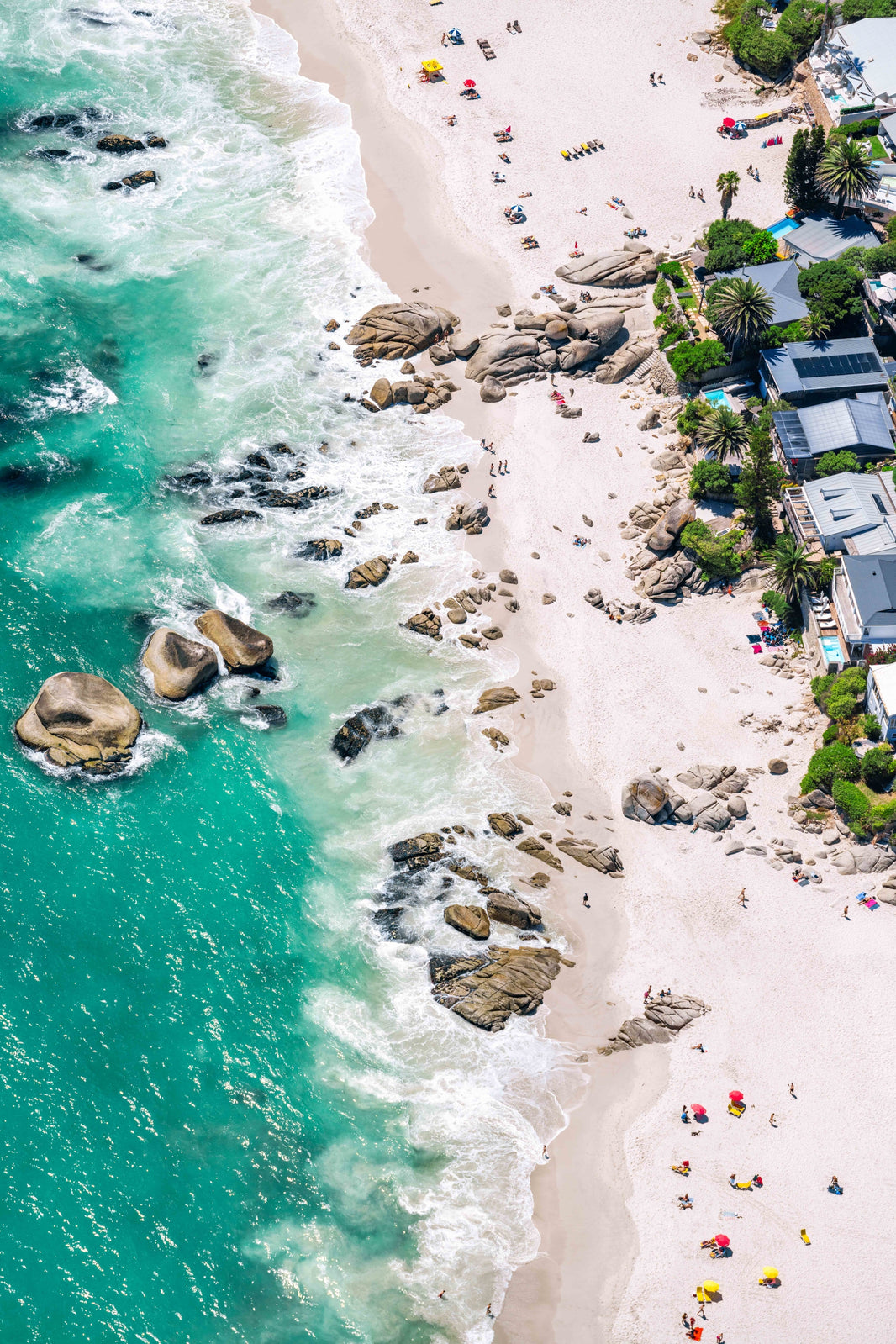 Photography by Gray Malin of Clifton 3rd Beach, Cape Town