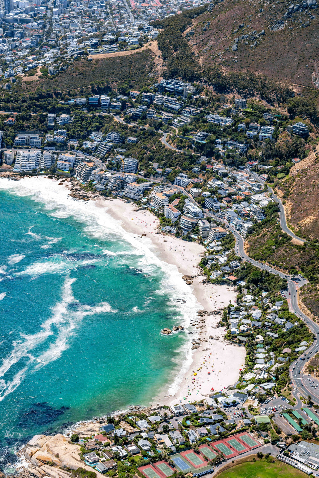 Photography by Gray Malin of Clifton Beach Vista, Cape Town