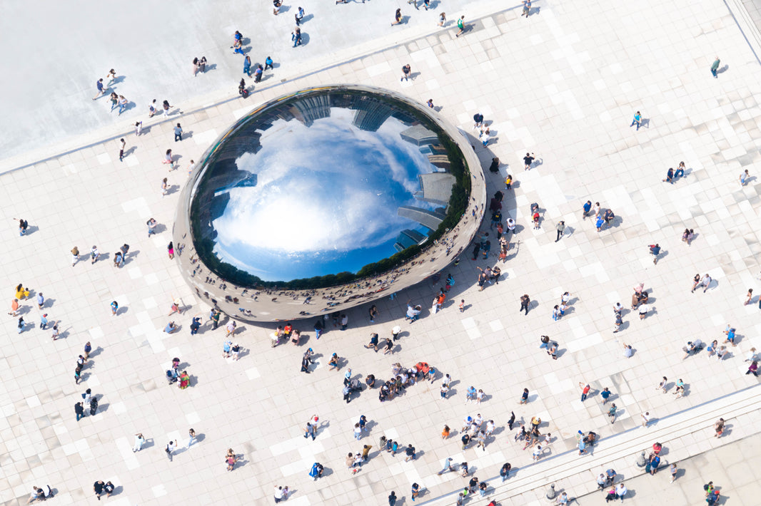 Photography by Gray Malin of Cloud Gate, Chicago