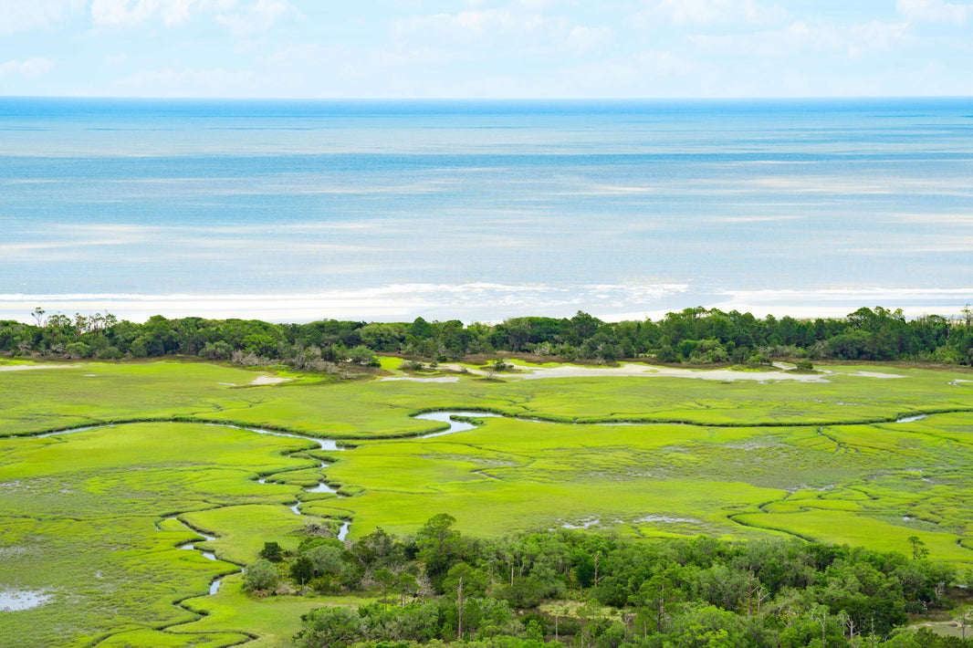 Photography by Gray Malin of Coastal Marsh, Georgia