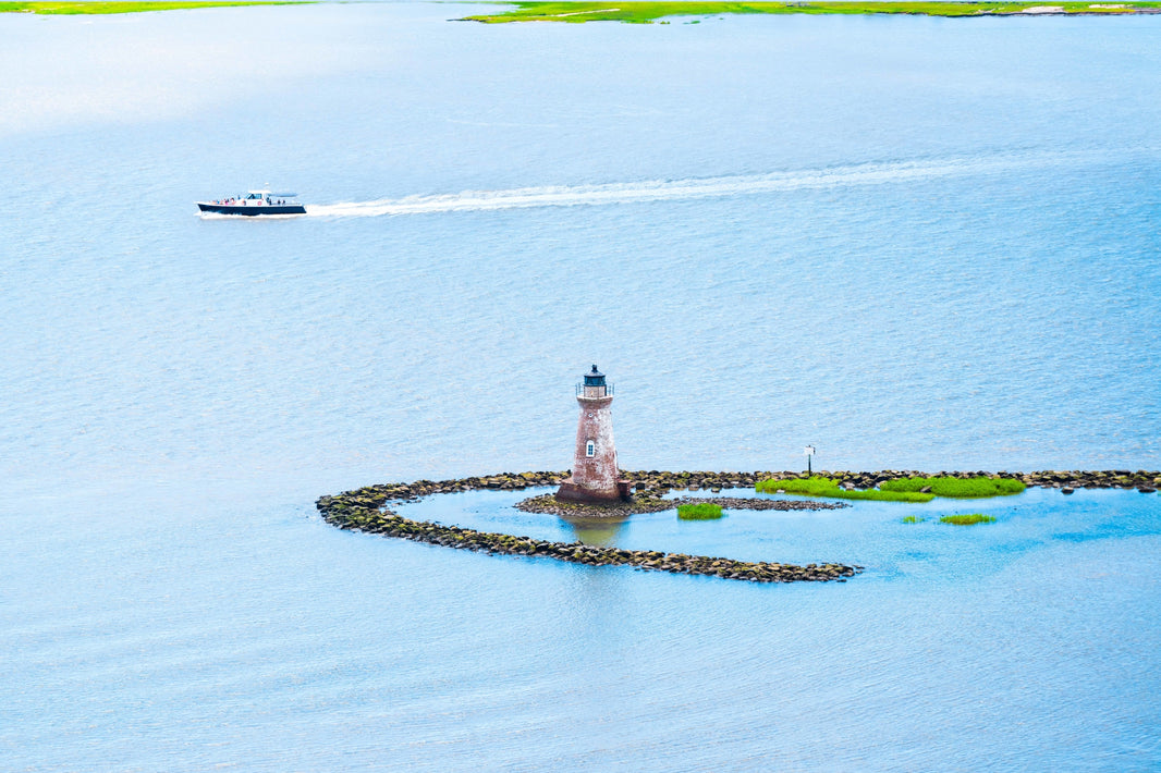 Photography by Gray Malin of Cockspur Island Lighthouse, Savannah, Georgia
