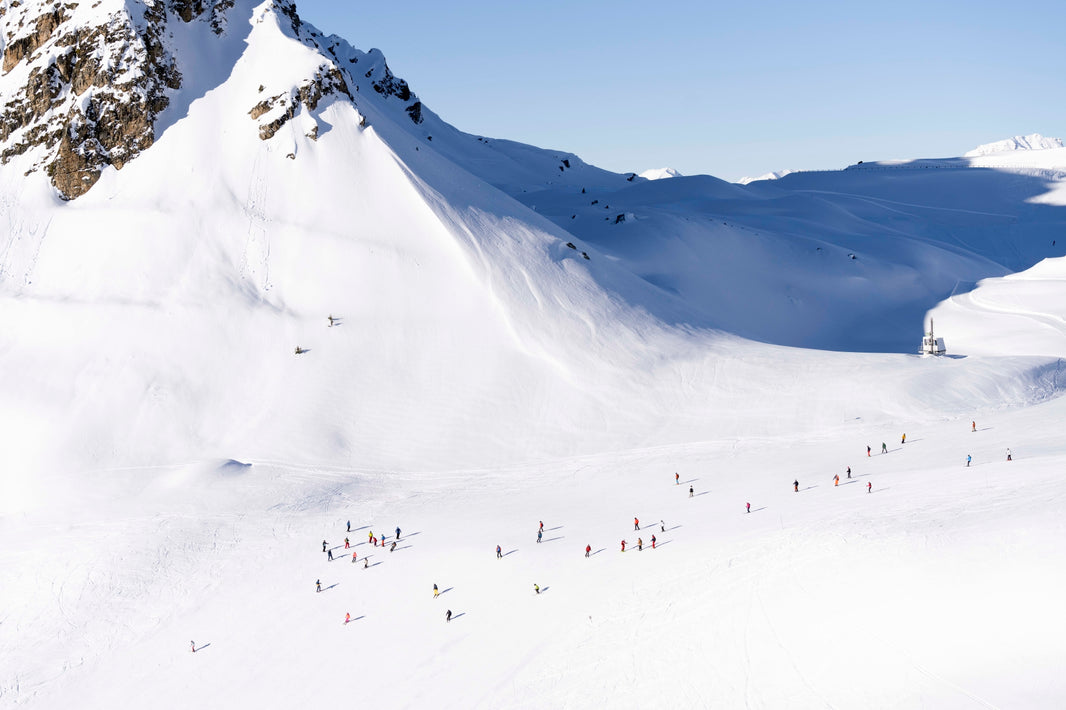 Photography by Gray Malin of Col de la Loze Peak, Courchevel, French Alps