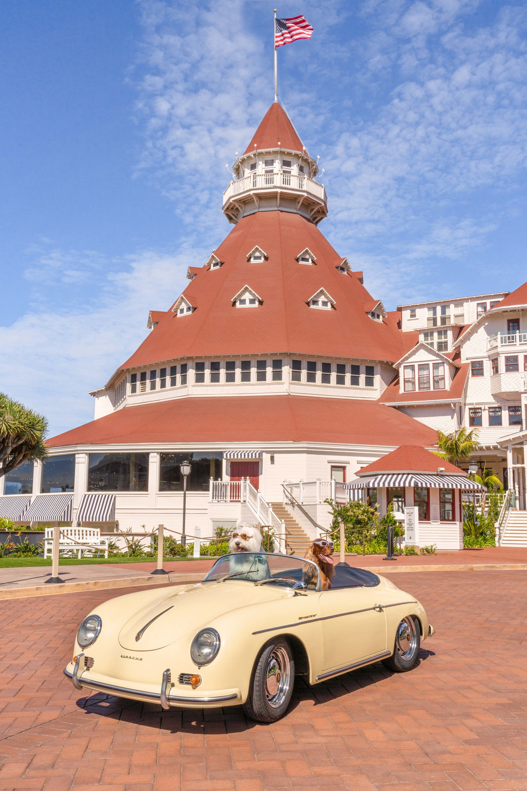 Photography by Gray Malin of Cruising California, Hotel del Coronado