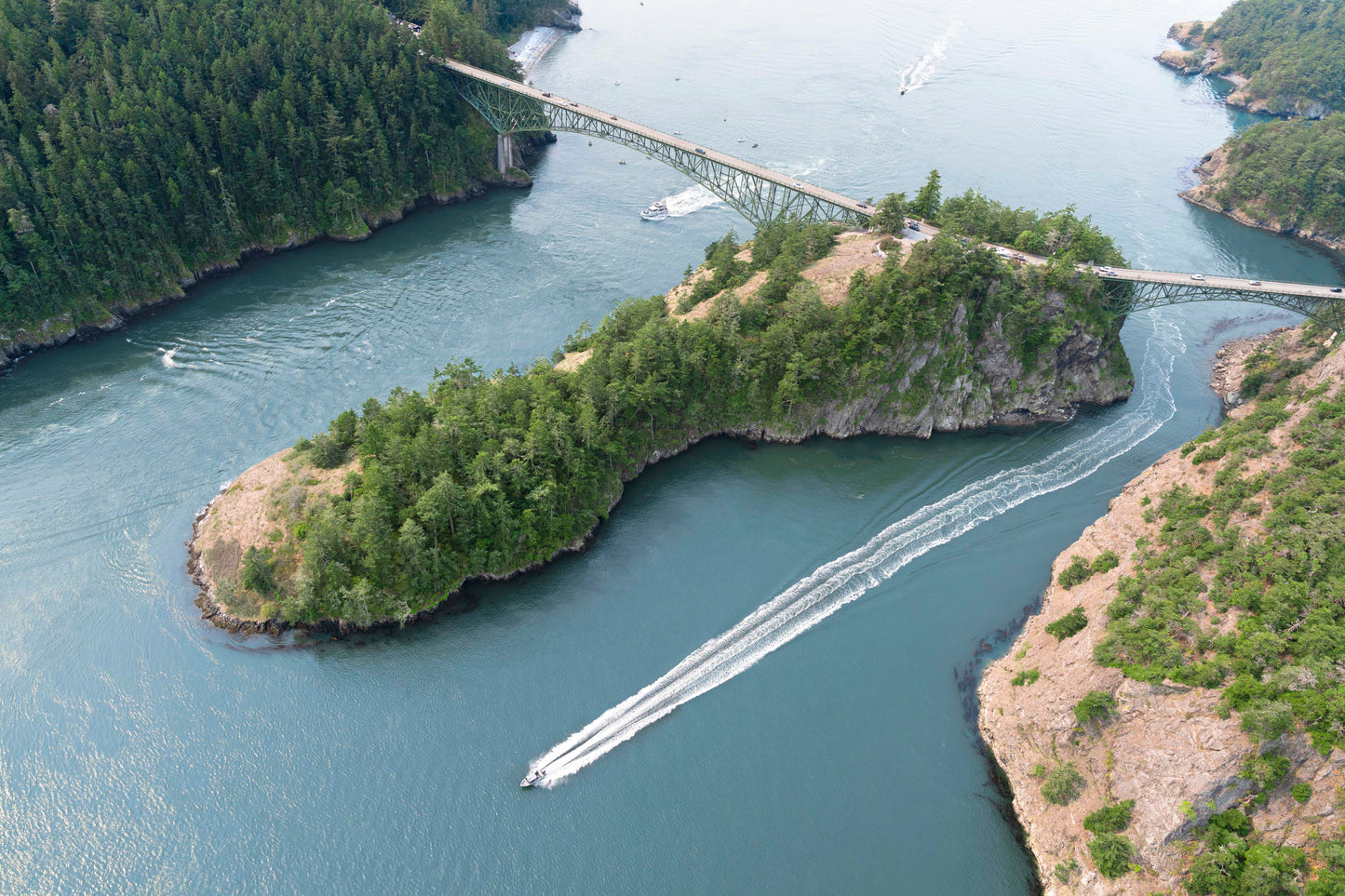 Cruising Through Deception Pass, Puget Sound