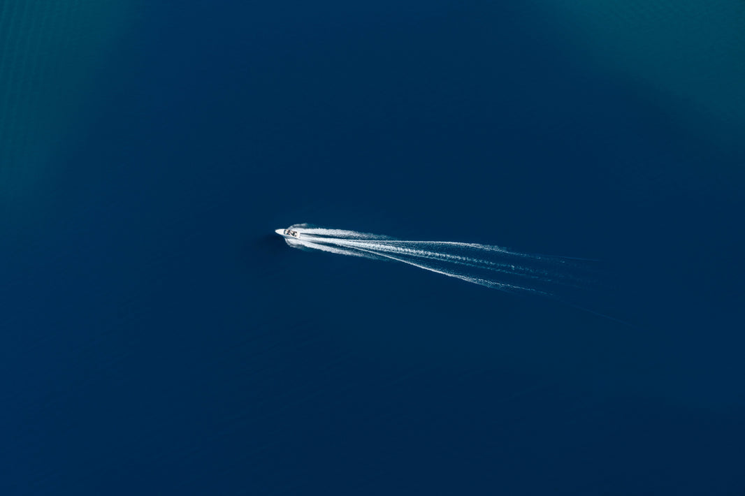 Photography by Gray Malin of Crystal Bay Cruising, Lake Tahoe