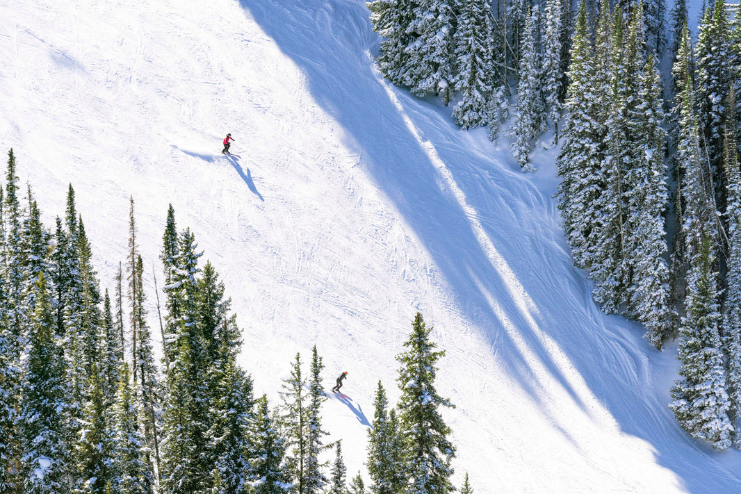 Photography by Gray Malin of Double Descent, Ajax Mountain