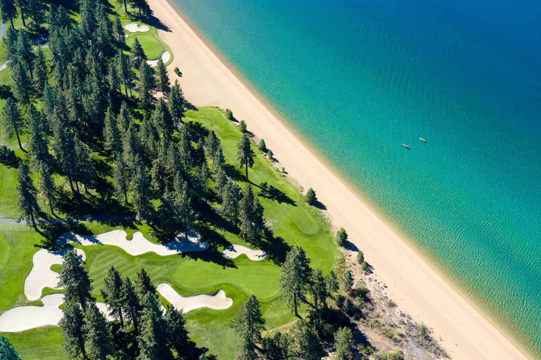Photography by Gray Malin of Edgewood Resort Golf Course, Lake Tahoe