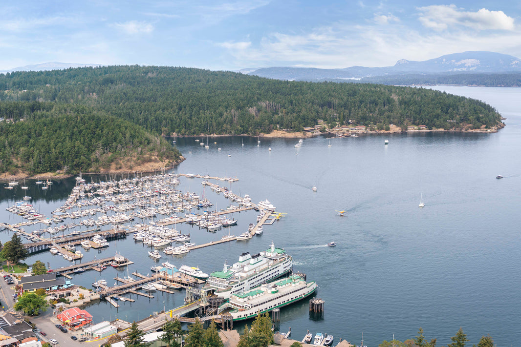 Photography by Gray Malin of Friday Harbor, Puget Sound
