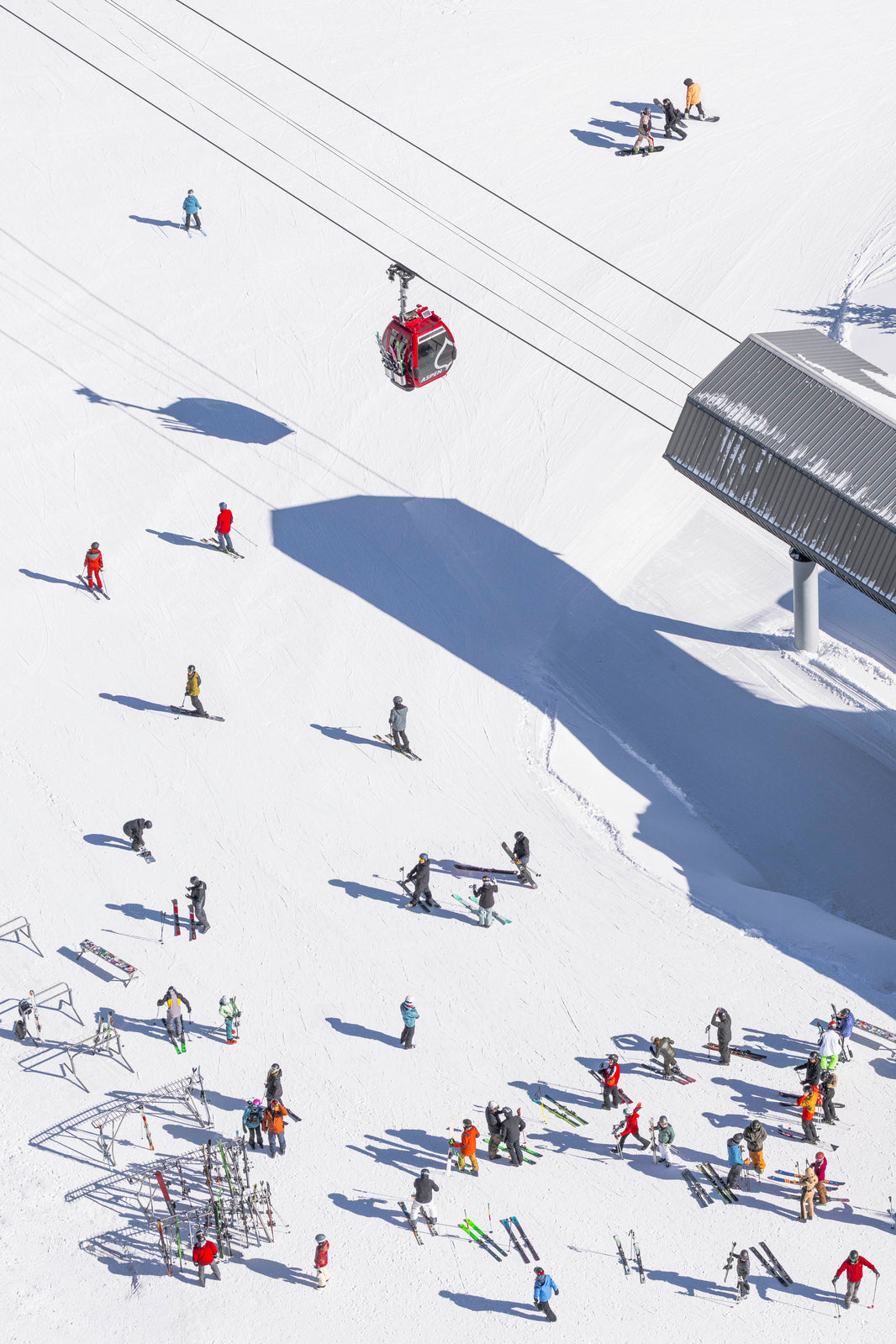 Photography by Gray Malin of Gondola Arrival, Ajax Mountain