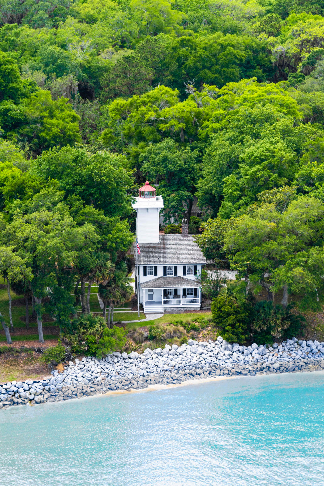 Photography by Gray Malin of Haig Point Lighthouse, Hilton Head, South Carolina