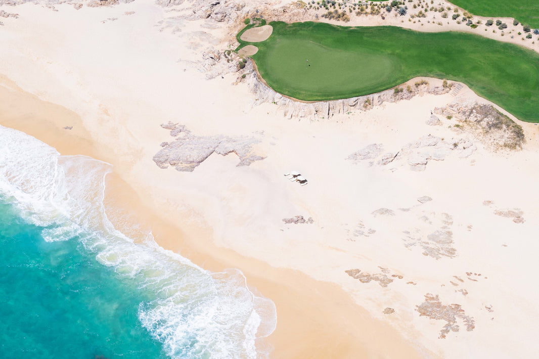 Photography by Gray Malin of Hole 16, El Dorado Golf and Beach Club, Cabo San Lucas