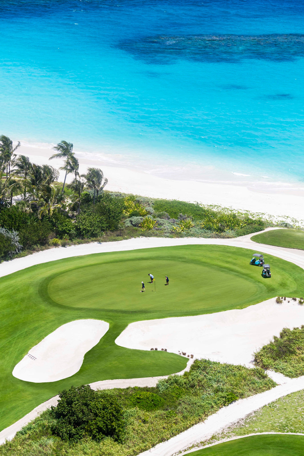 Photography by Gray Malin of Hole 17 Vertical, Baker's Bay Golf & Ocean Club, Bahamas