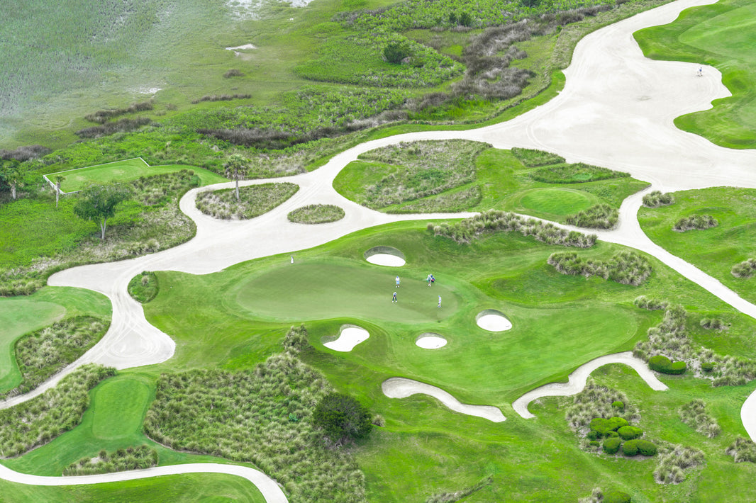 Photography by Gray Malin of Hole 5, Cassique, Kiawah Island