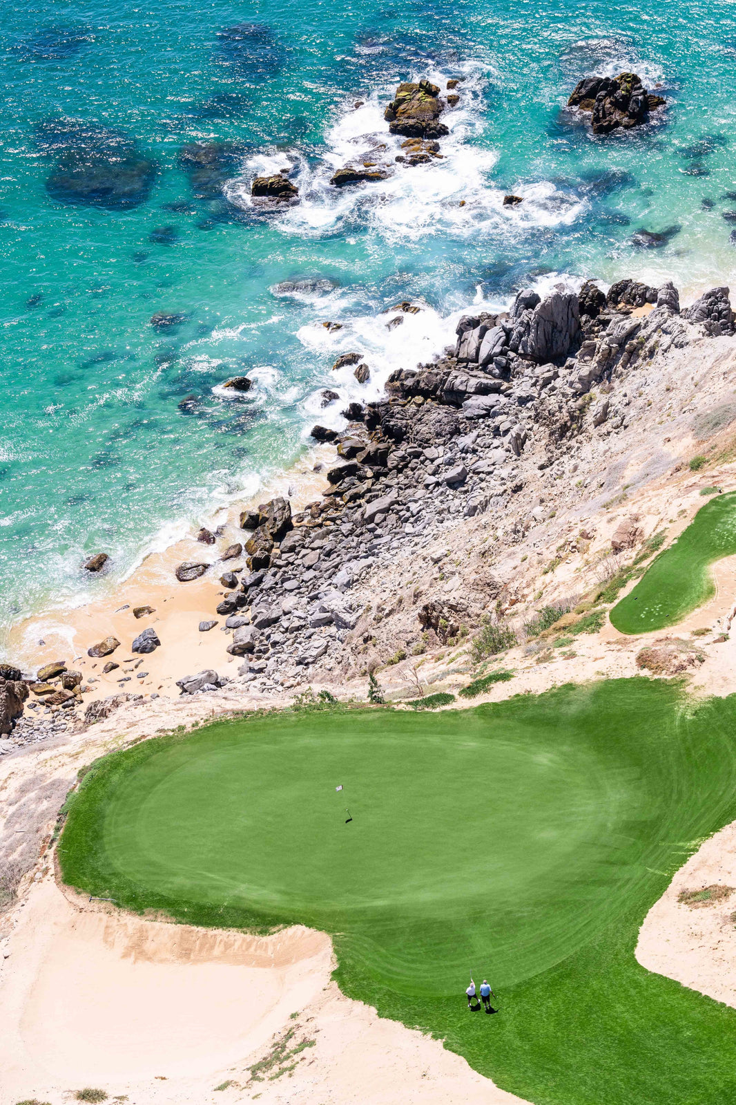 Photography by Gray Malin of Hole 5 Vertical, Quivira Golf Club, Cabo San Lucas