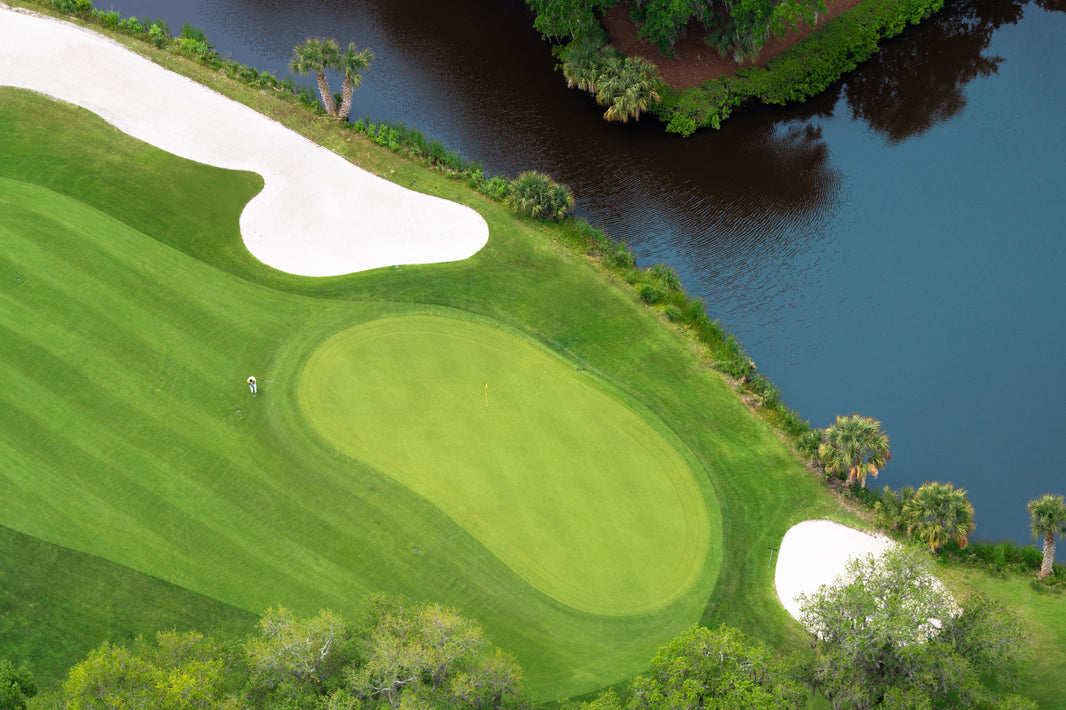 Photography by Gray Malin of Hole 6, Osprey Point Golf Course, Kiawah Island