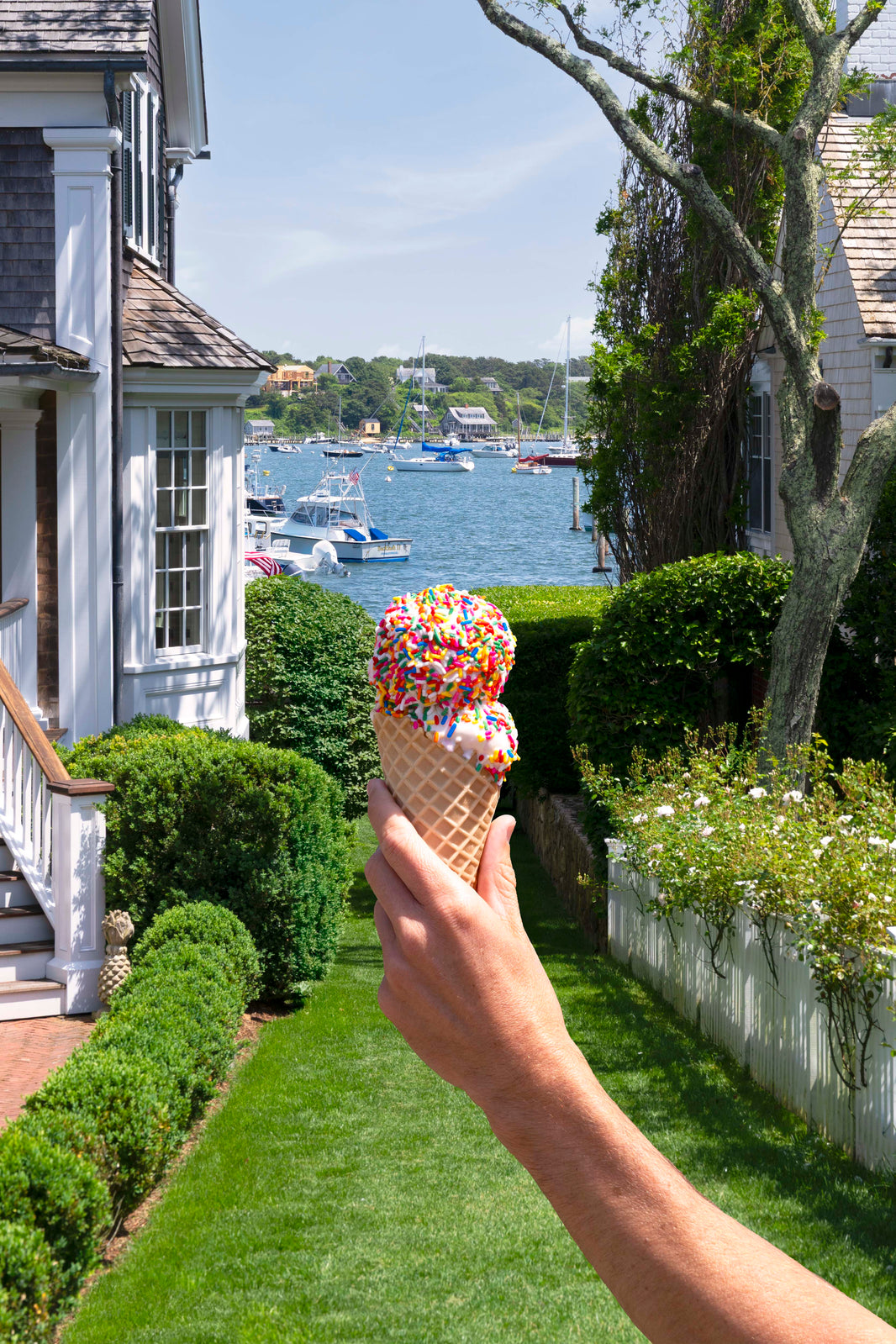 Photography by Gray Malin of Ice Cream Cone, Martha's Vineyard