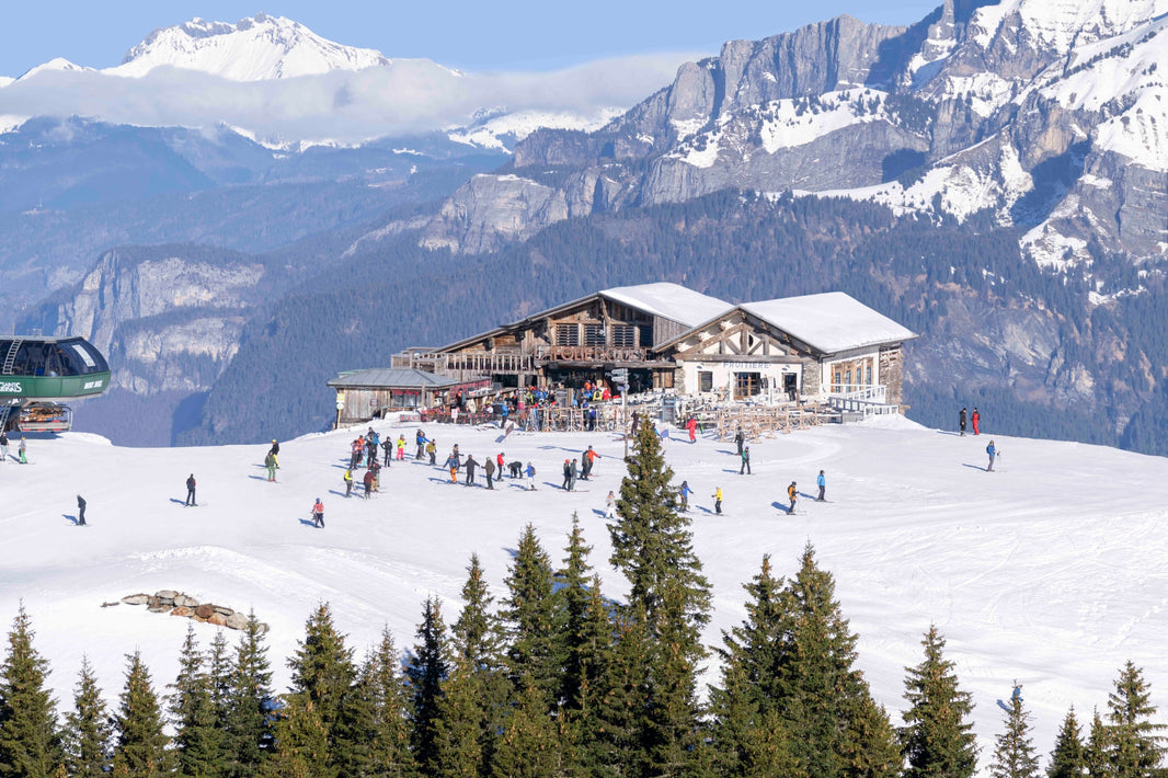 Photography by Gray Malin of La Folie Douce, Megève, French Alps