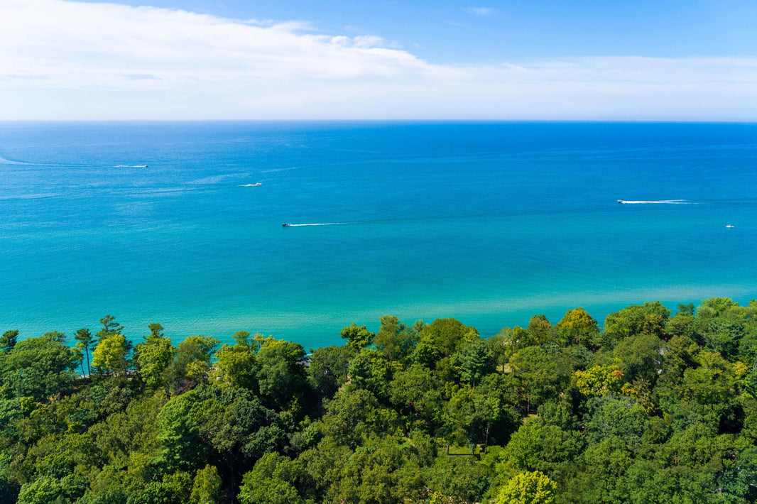 Photography by Gray Malin of Lake Michigan Vista