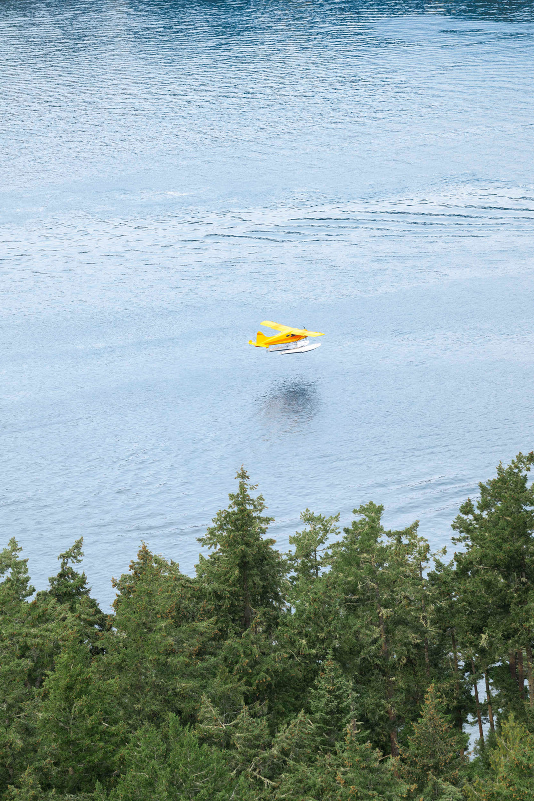 Photography by Gray Malin of Landing in Friday Harbor, Puget Sound