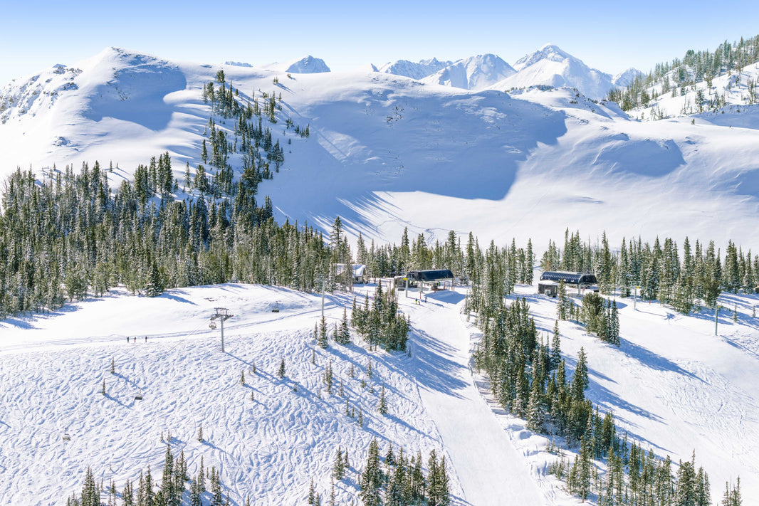 Lodge and Lake Lifts, Pioneer Mountain, Yellowstone Club, Montana by Gray Malin