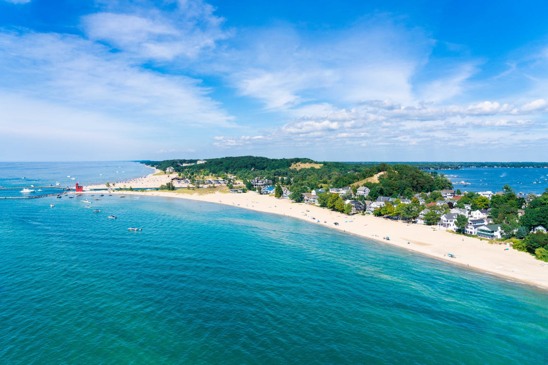 Photography by Gray Malin of Macatawa Beach Vista, Holland, Michigan