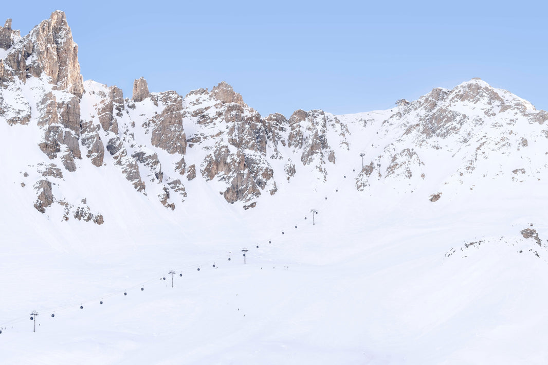 Photography by Gray Malin of Méribel Gondola Peak, French Alps