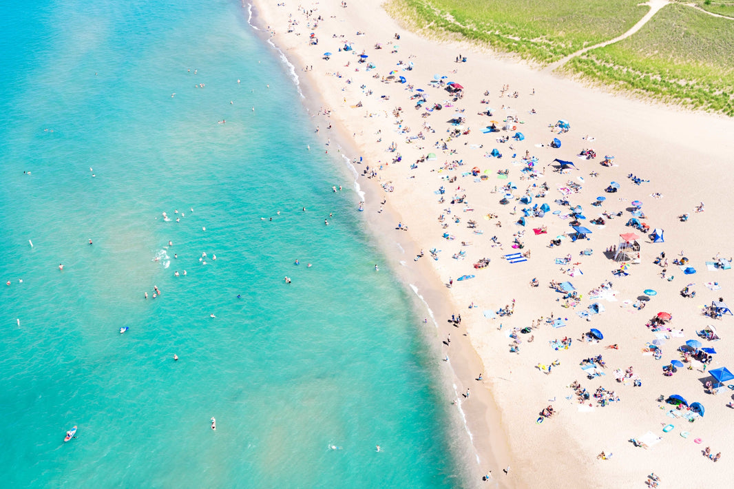 Photography by Gray Malin of New Buffalo Beach, Michigan