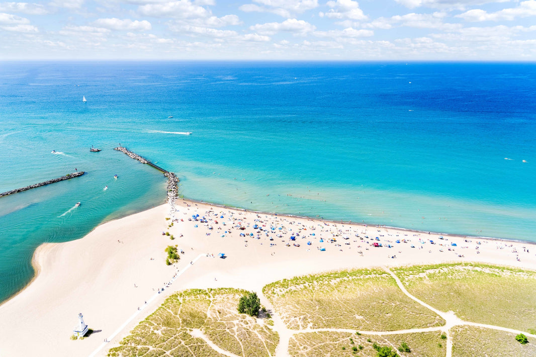 Photography by Gray Malin of New Buffalo Beach Vista, Michigan