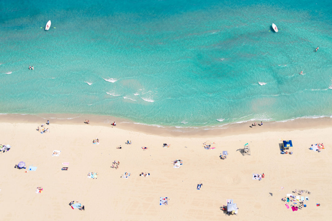 Photography by Gray Malin of North Avenue Beach Shoreline, Chicago