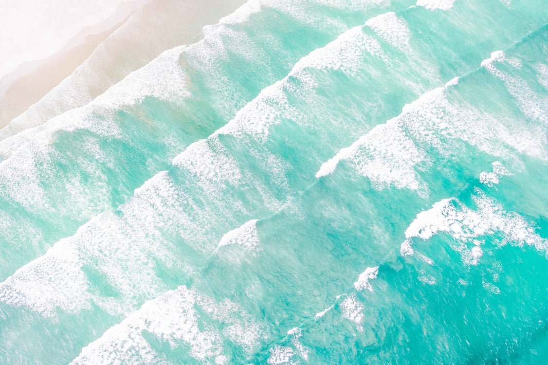 Photography by Gray Malin of Ocean Waves, Cape Town