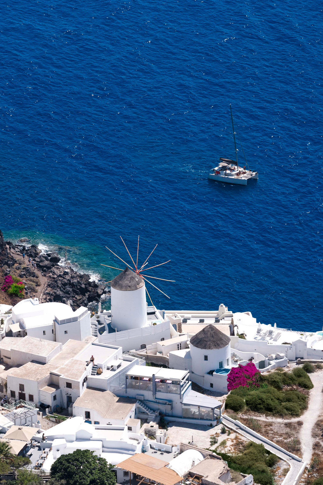 Photography by Gray Malin of Oia View, Santorini